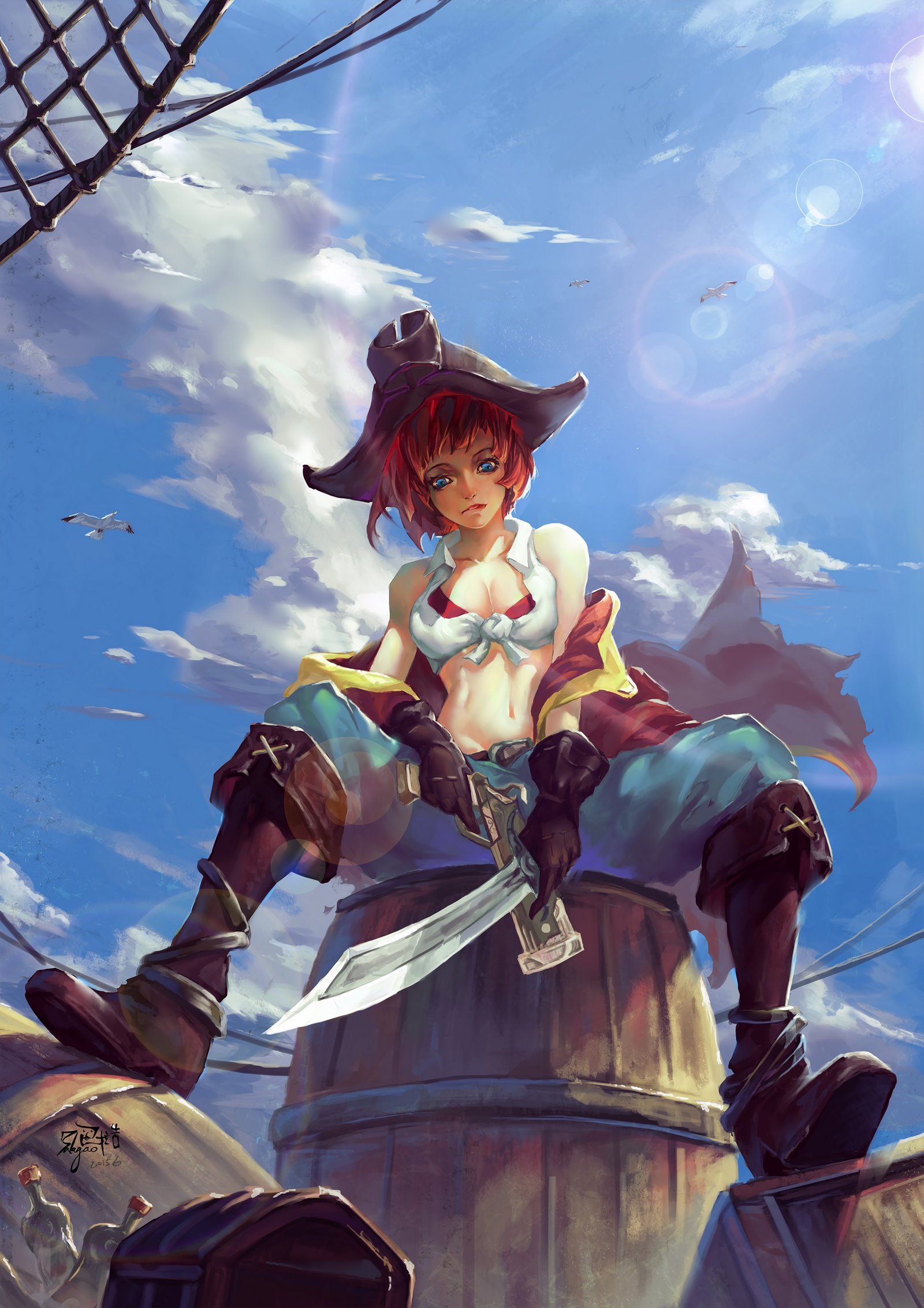 Female Ganglpank by a70172219 Gender Swap HD Wallpaper Fan Art Artwork League of Legends lol