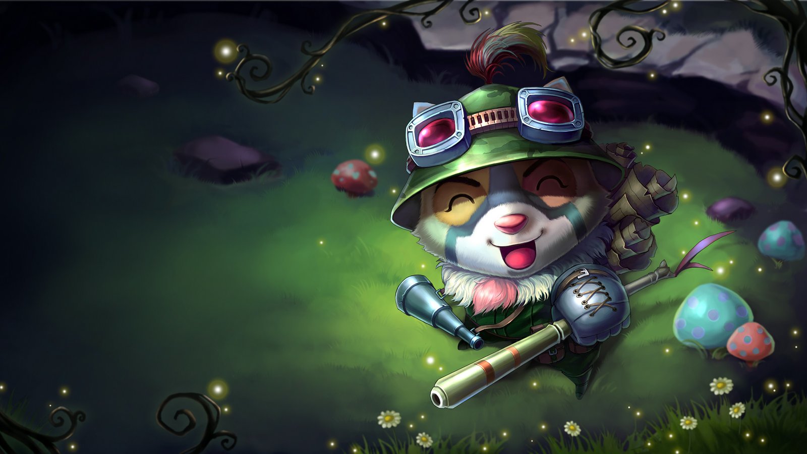 Recon Teemo Splash Art League of Legends Artwork Wallpaper lol