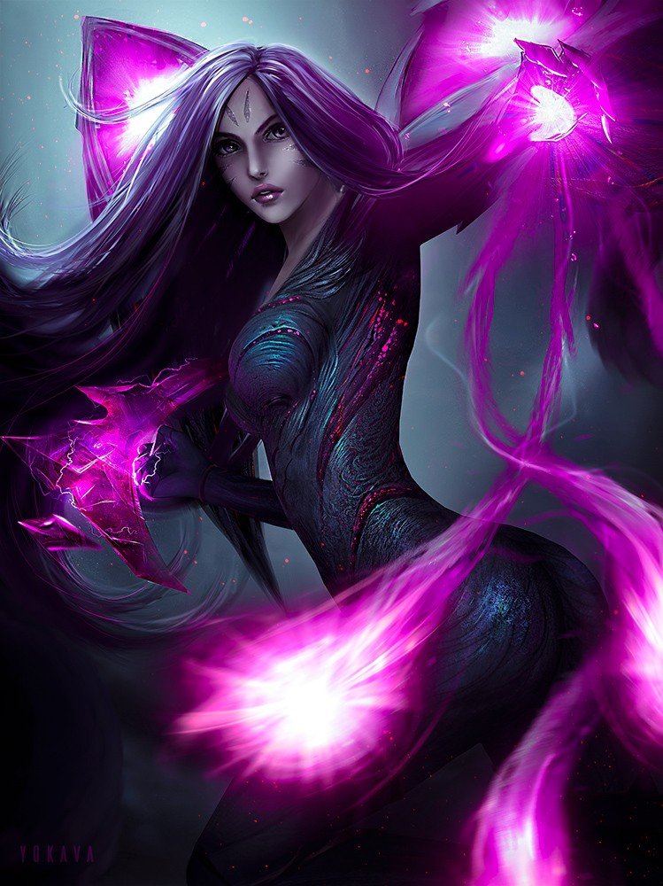 Kai'Sa by yokava HD Wallpaper Background Fan Art Artwork League of Legends lol