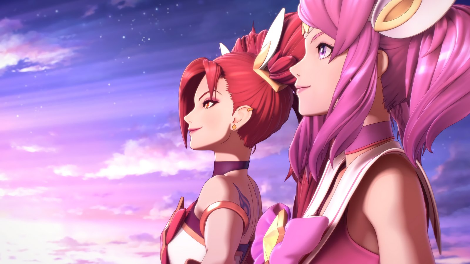 Star Guardian Lux And Jinx Wallpapers And Fan Arts League Of Legends Lol Stats