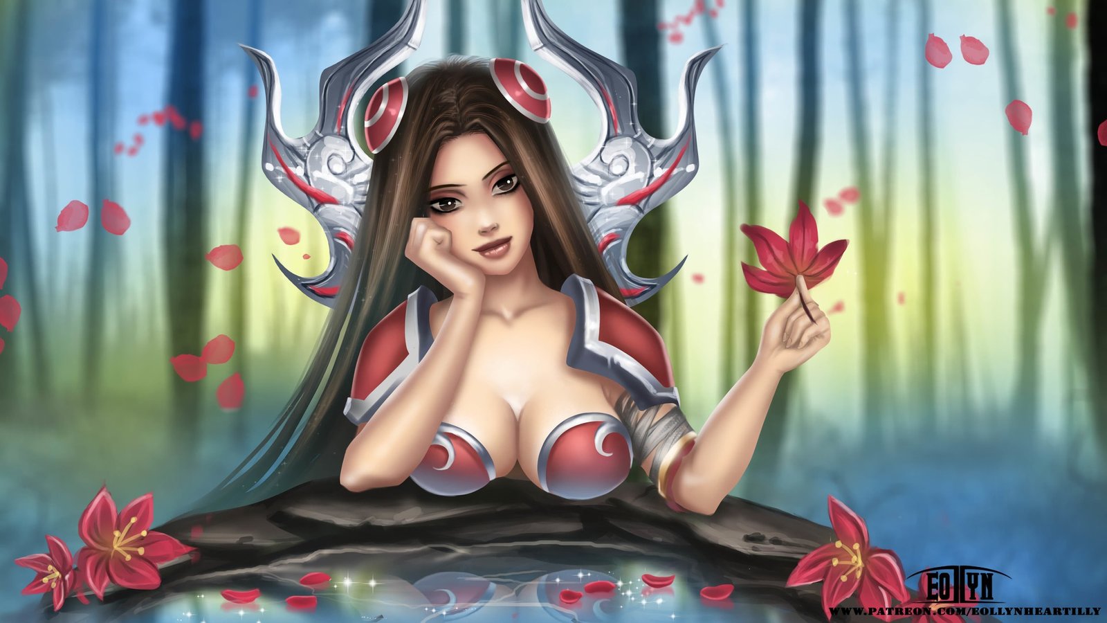 Irelia by eollynheartilly HD Wallpaper Background Fan Art Artwork League of Legends lol
