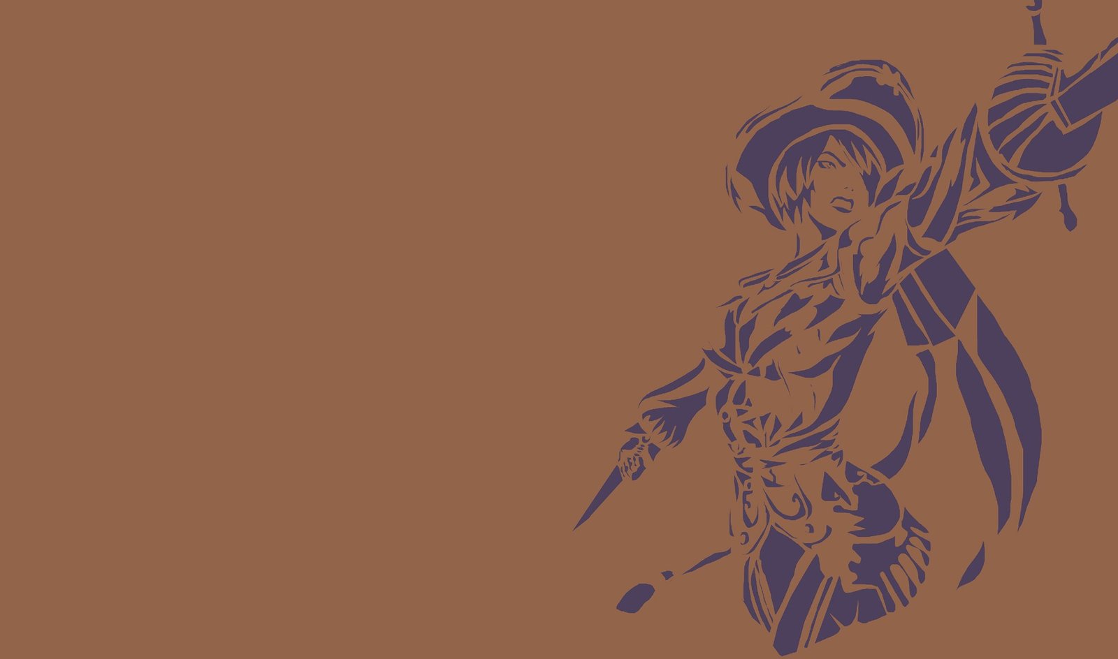 Fiora Minimalistic by Light-linx HD Wallpaper Fan Art Artwork League of Legends lol