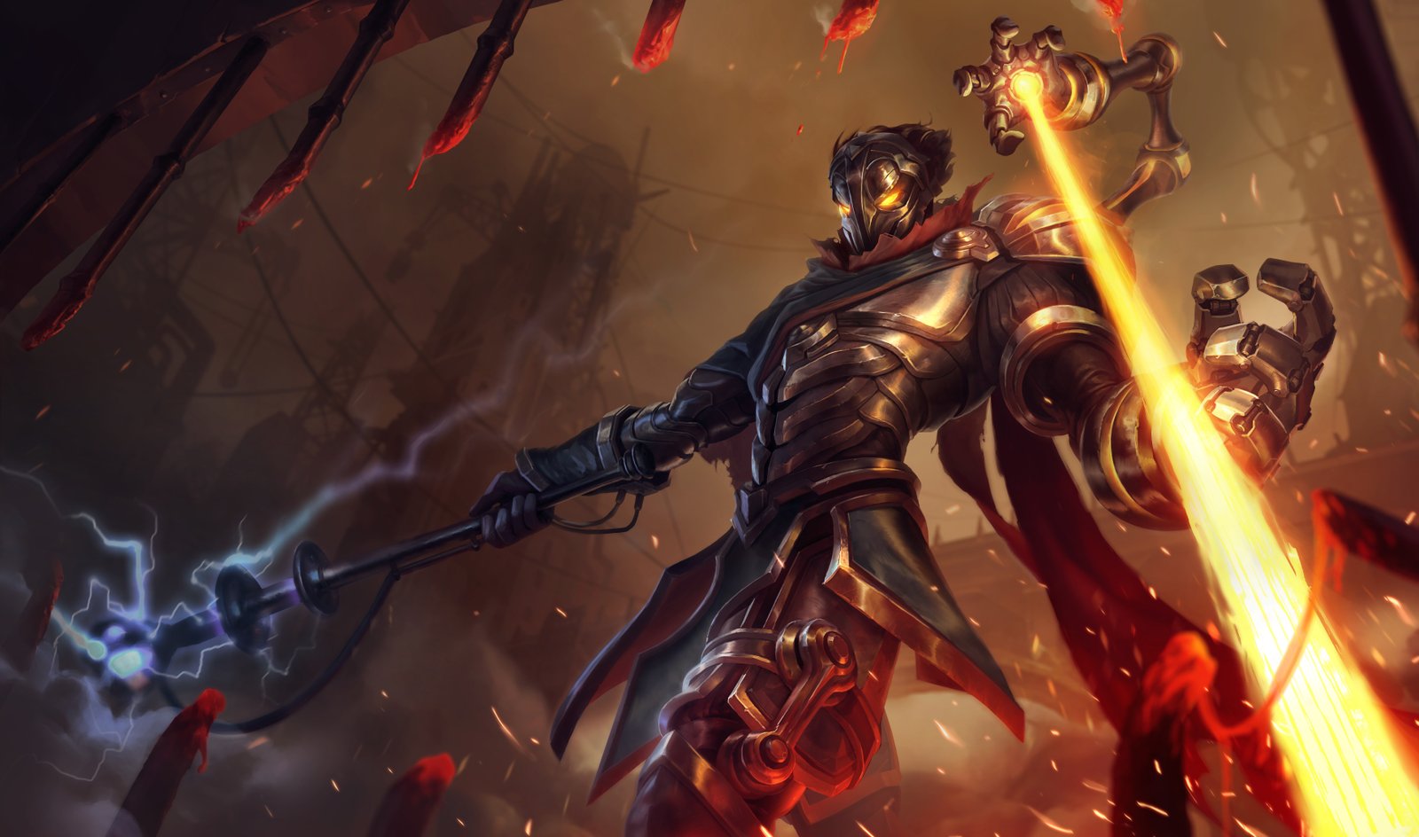 Classic Viktor Splash Art 4k HD Wallpaper Official Artwork League of Legends lol