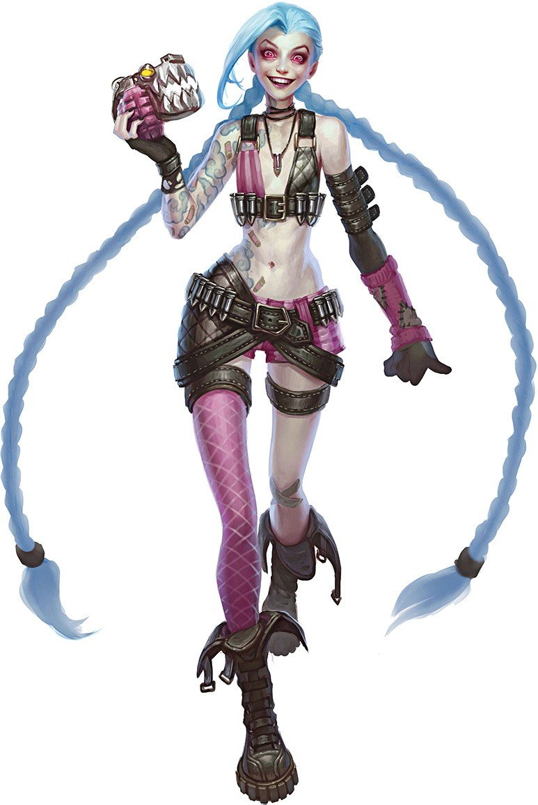 Jinx Concept Art (5) League of Legends Artwork Wallpaper lol