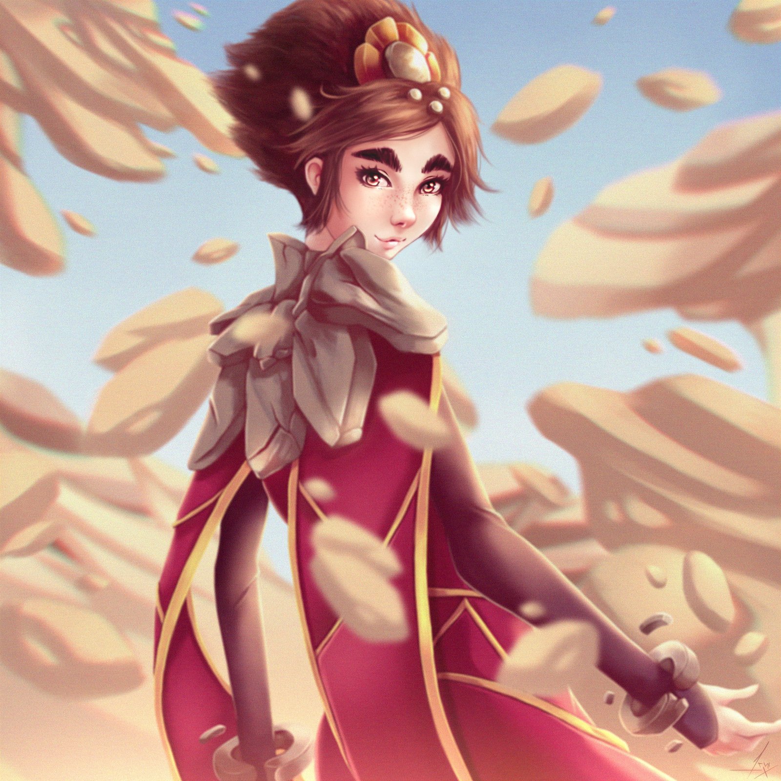 Taliyah by akramness HD Wallpaper Fan Art Artwork League of Legends lol