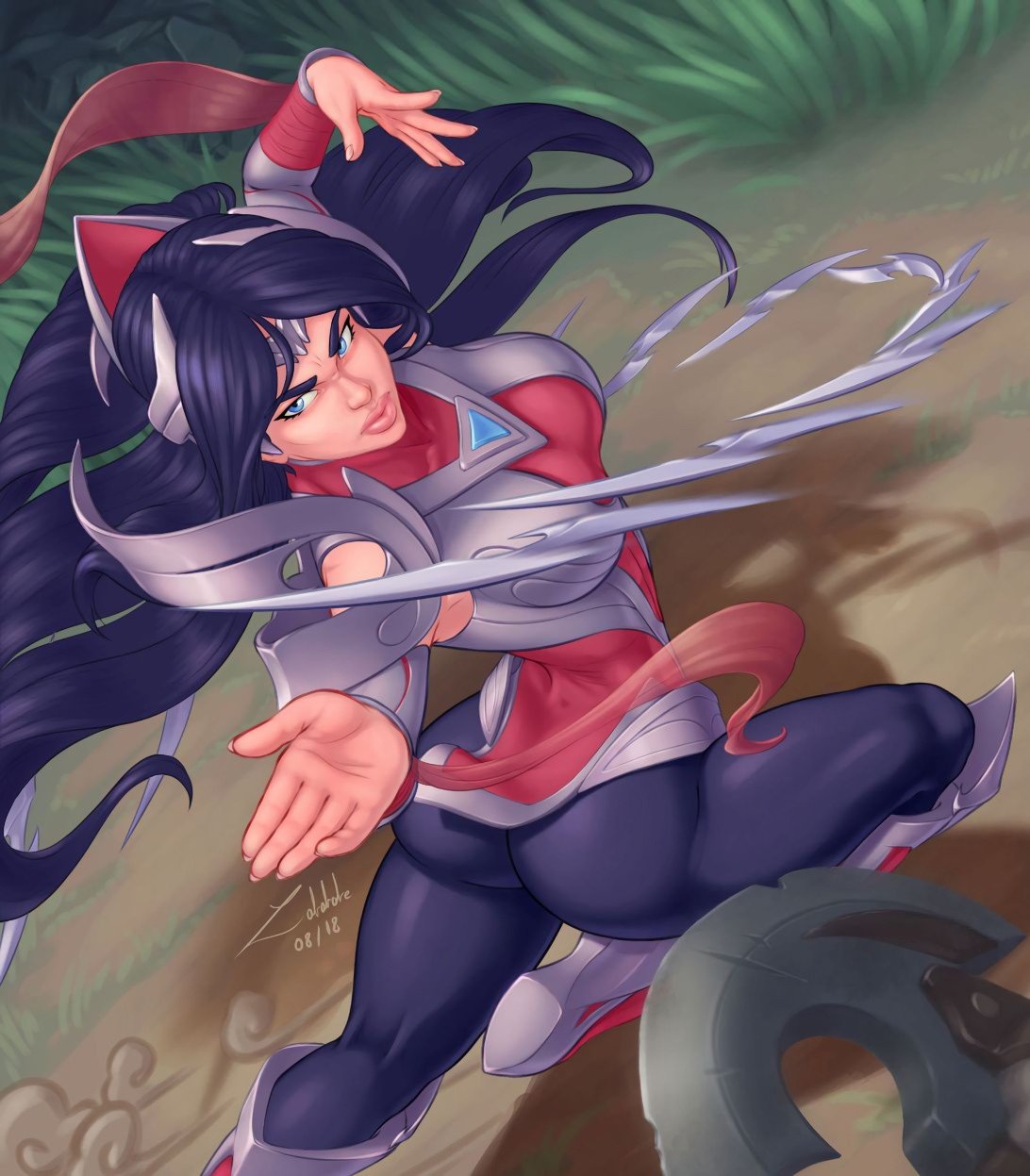 Irelia Rework by Mercures HD Wallpaper Background Fan Art Artwork League of Legends lol