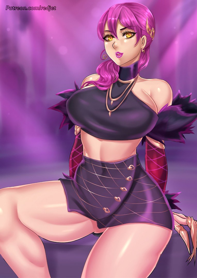 K DA Evelynn Wallpapers Fan Arts League Of Legends LoL Stats