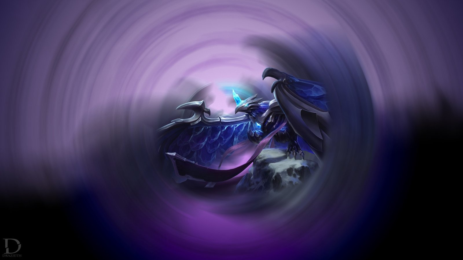 Blackfrost Anivia by Drazieth HD Wallpaper Artwork Fan Art League of Legends lol