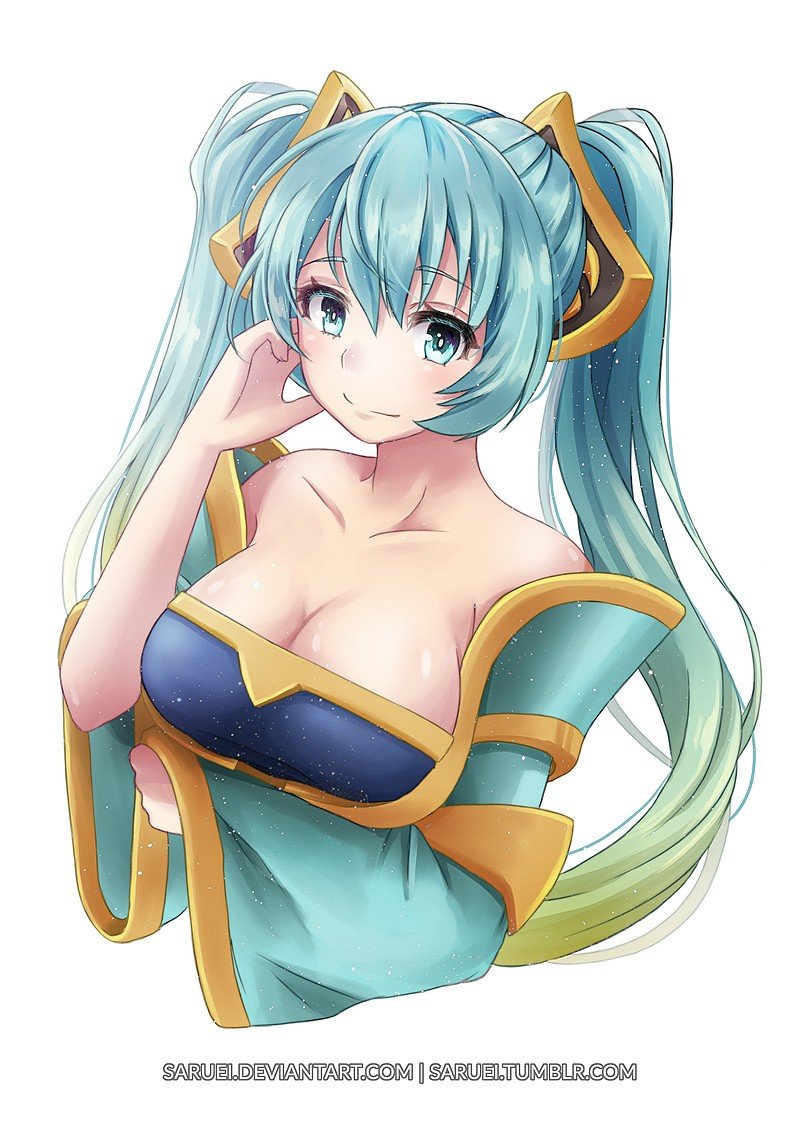 Sona by Saruei HD Wallpaper Background Fan Art Artwork League of Legends lol