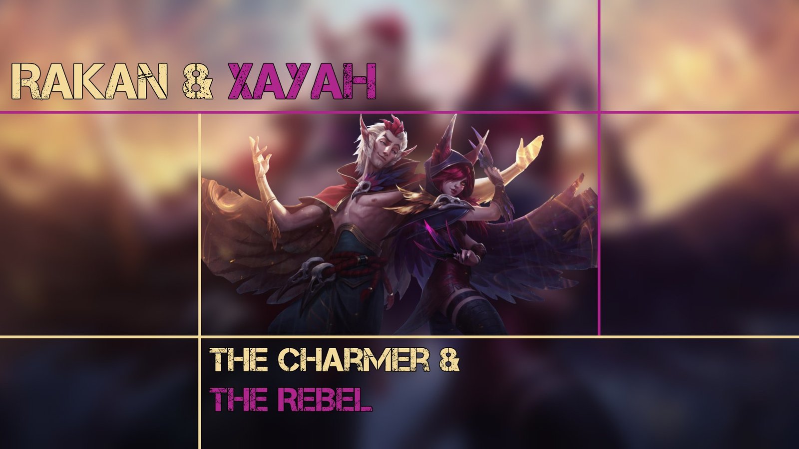 Xayah & Rakan by CEclipse HD Wallpaper Fan Art Artwork League of Legends lol