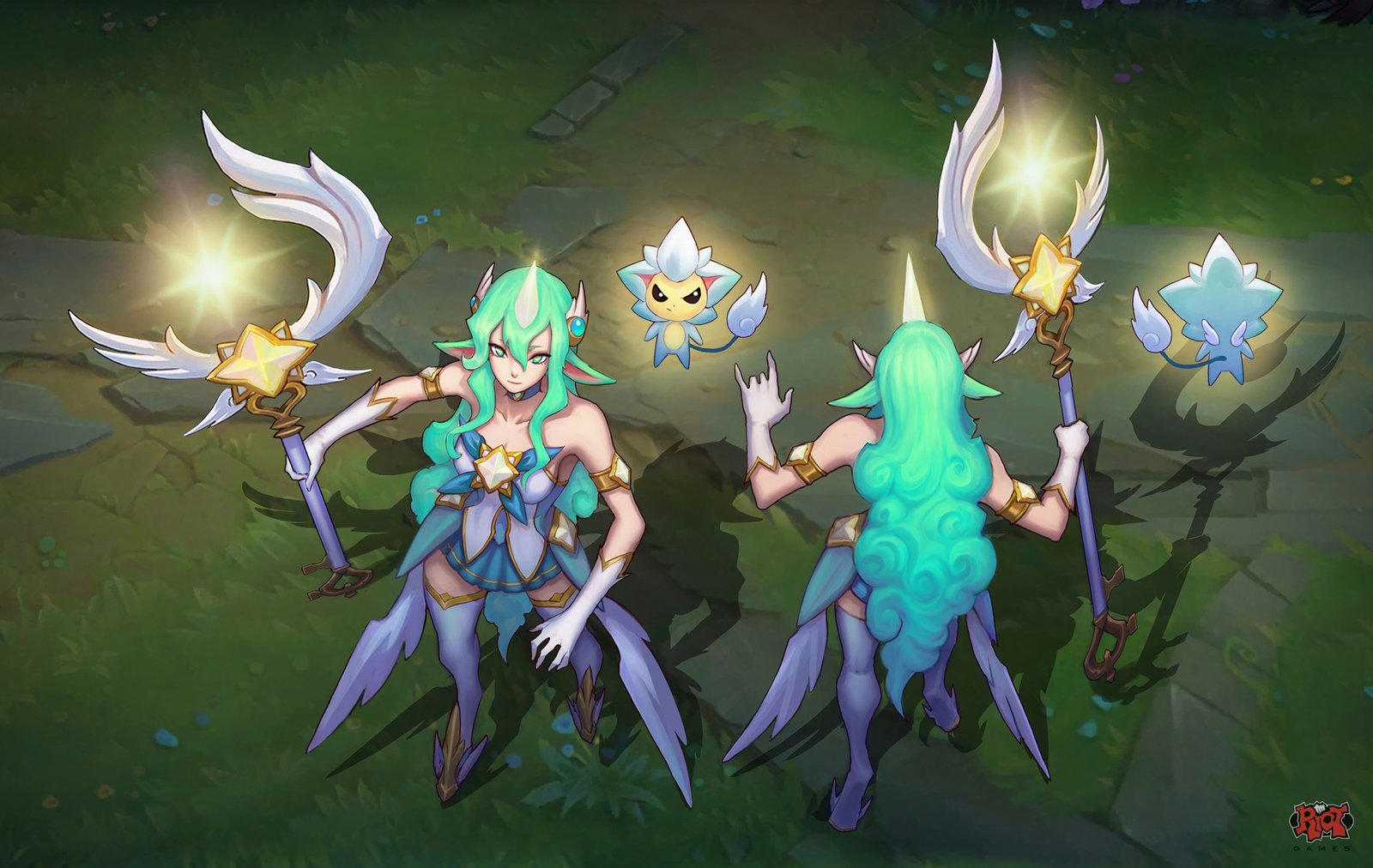 Star Guardian Soraka Concept by Jesse Li (2) HD Wallpaper Background Official Art Artwork League of Legends lol