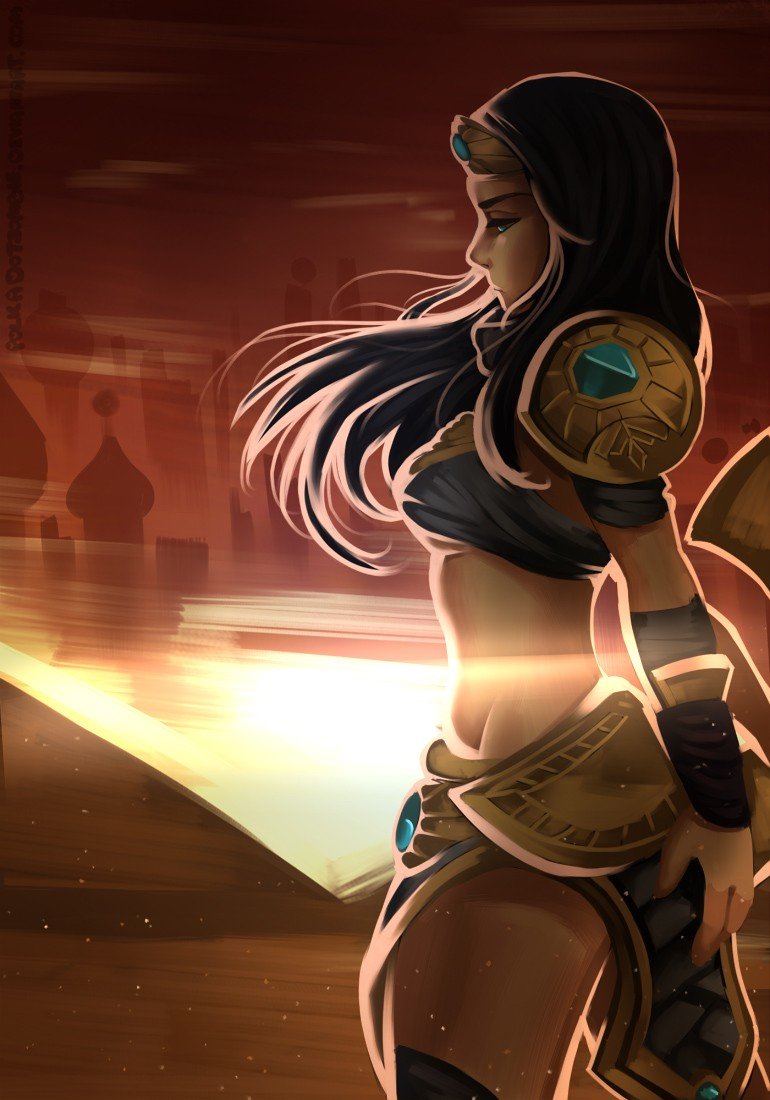 Sivir by Dotswap HD Wallpaper Fan Art Artwork League of Legends lol