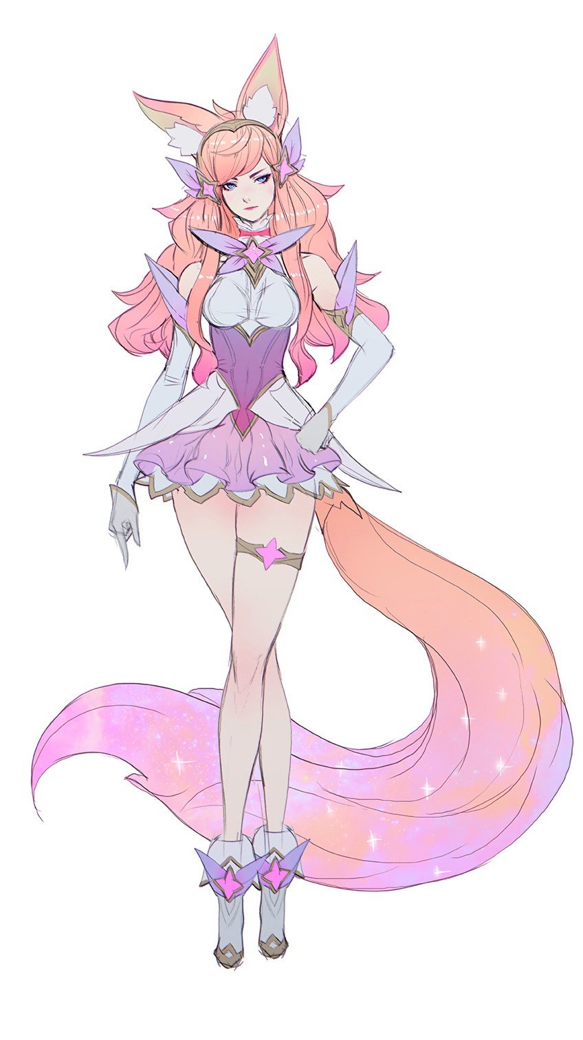 Star Guardian Ahri Concept Wallpapers Fan Arts League Of Legends