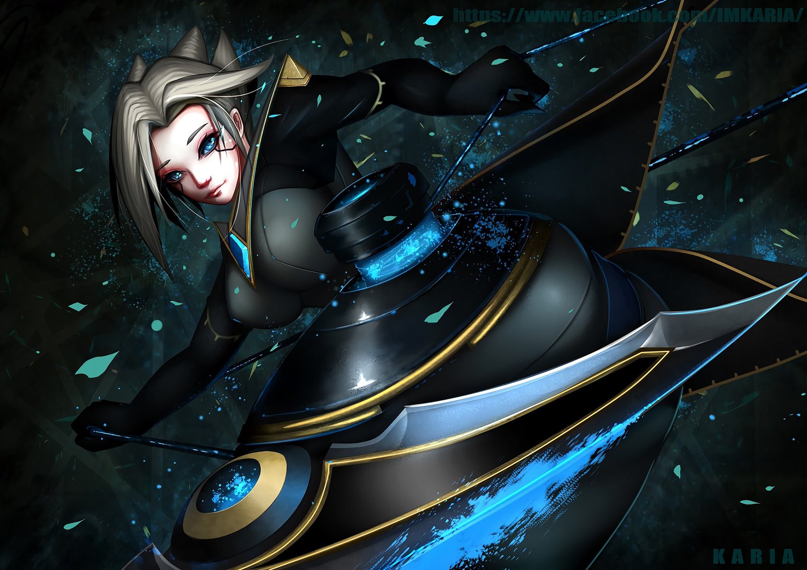 Camille by KARIA League of Legends Fan Art Artwork Wallpaper lol