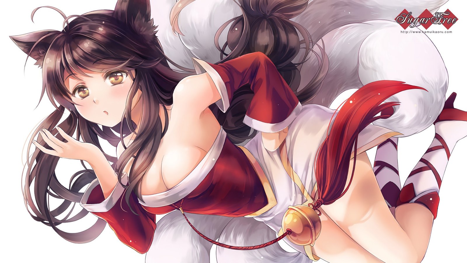 Ahri by Kamui＠SugarFree HD Wallpaper Fan Art Artwork League of Legends lol