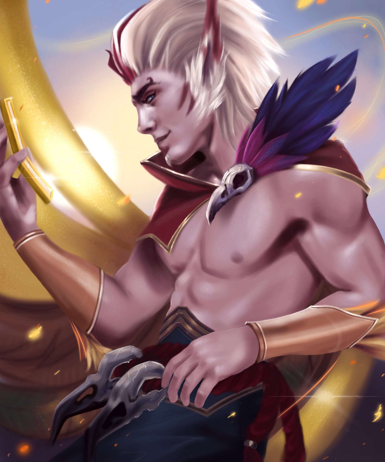 Rakan by Toniji-Arts HD Wallpaper Fan Art Artwork League of Legends lol