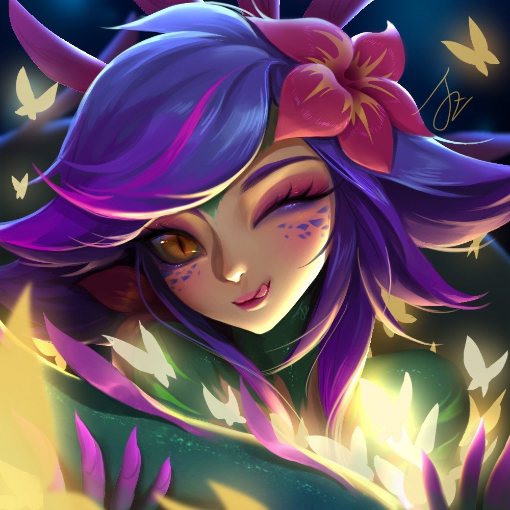 Neeko by ___Jz HD Wallpaper Background Fan Art Artwork League of Legends lol