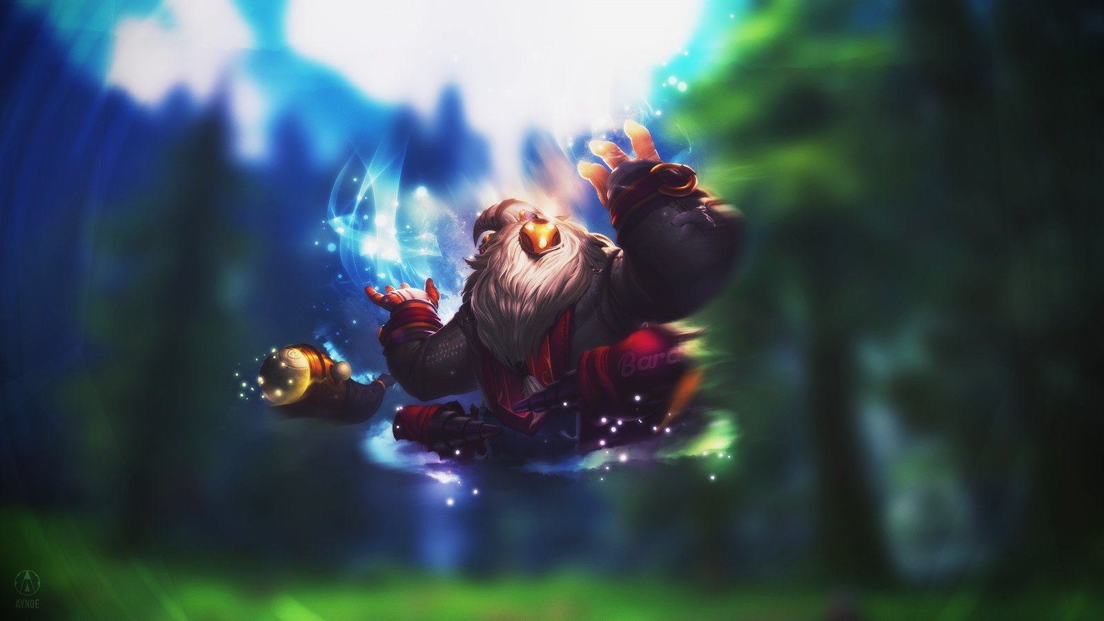 Bard by Aynoe HD Wallpaper Artwork Fan Art League of Legends lol