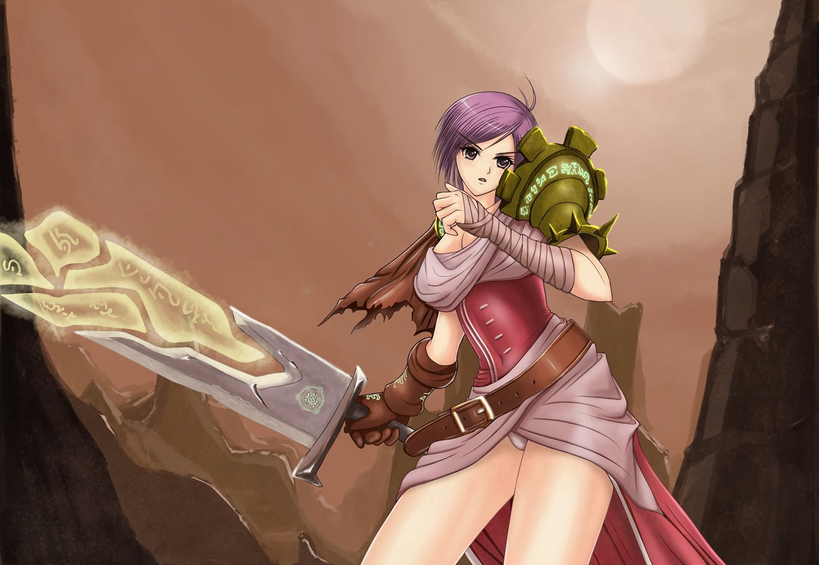 Riven by 青龍在天 (2) HD Wallpaper Fan Art Artwork League of Legends lol