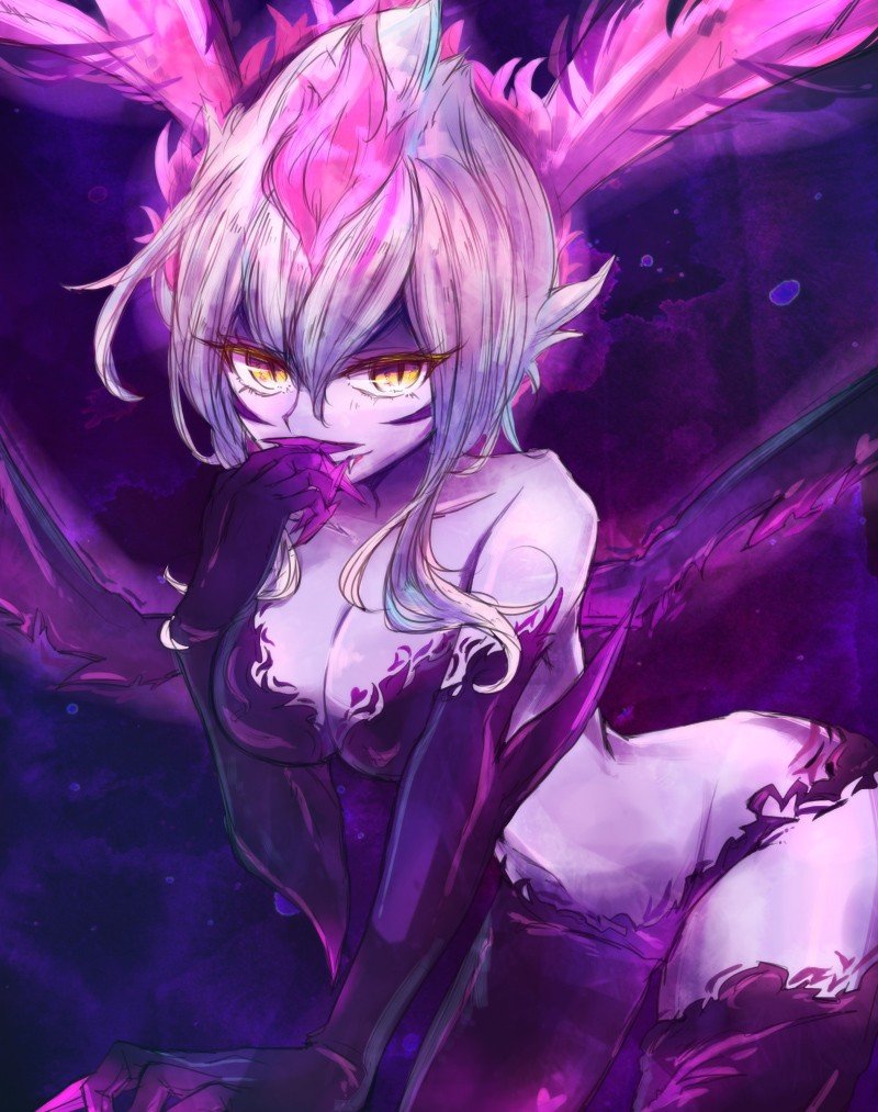 Evelynn Rework by しまった HD Wallpaper Background Fan Art Artwork League of Legends lol