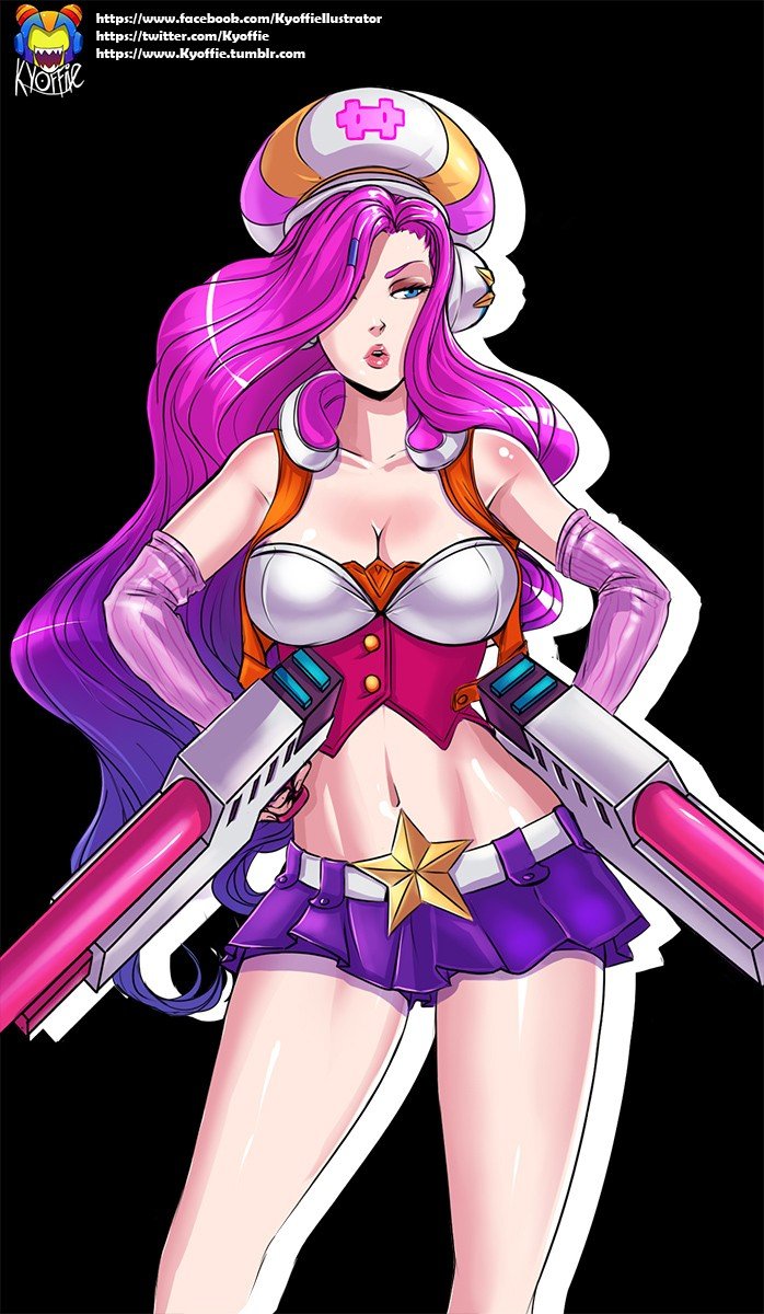 Arcade Miss Fortune by Kyoffie12 (2) HD Wallpaper Fan Art Artwork League of Legends lol