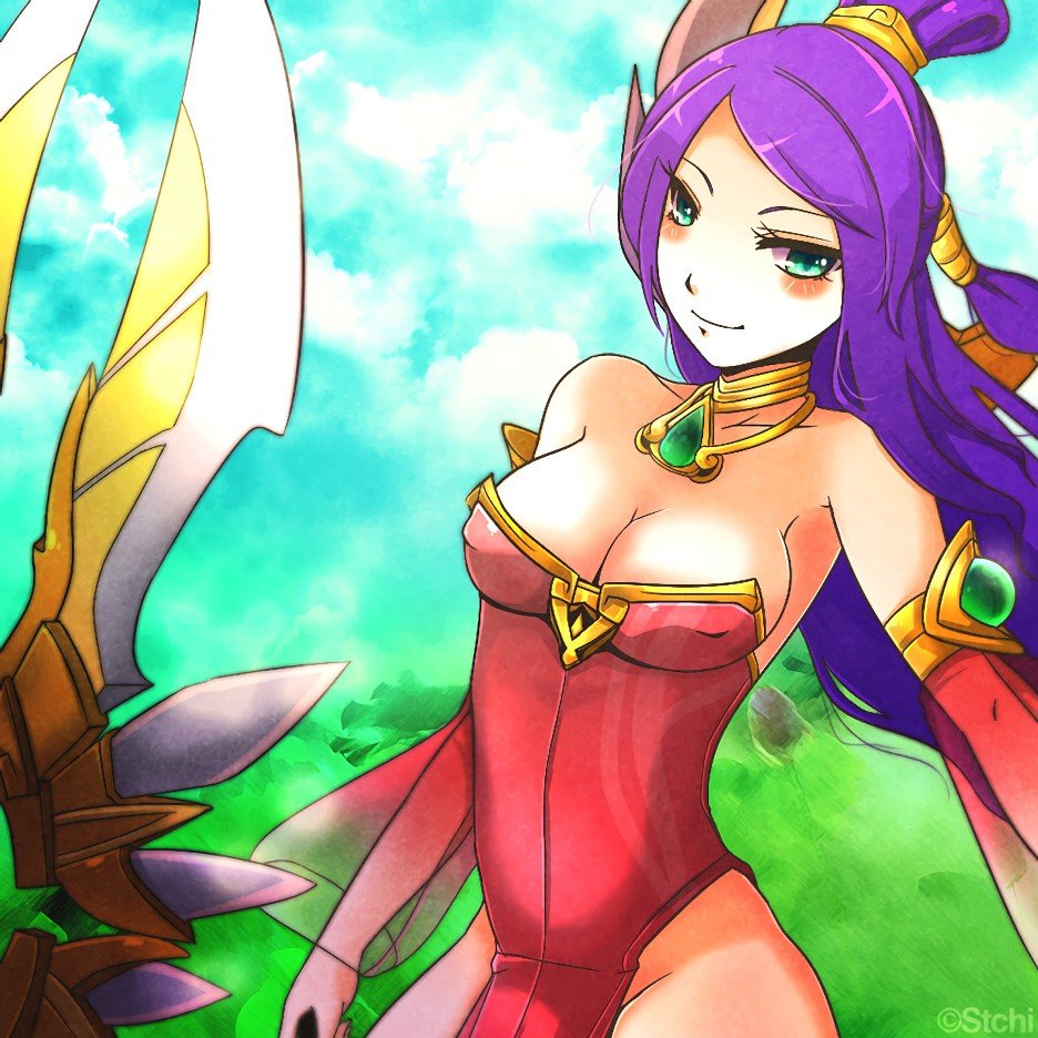 Order of the Lotus Irelia by Stchi Wong 聖慈 HD Wallpaper Fan Art Artwork League of Legends lol