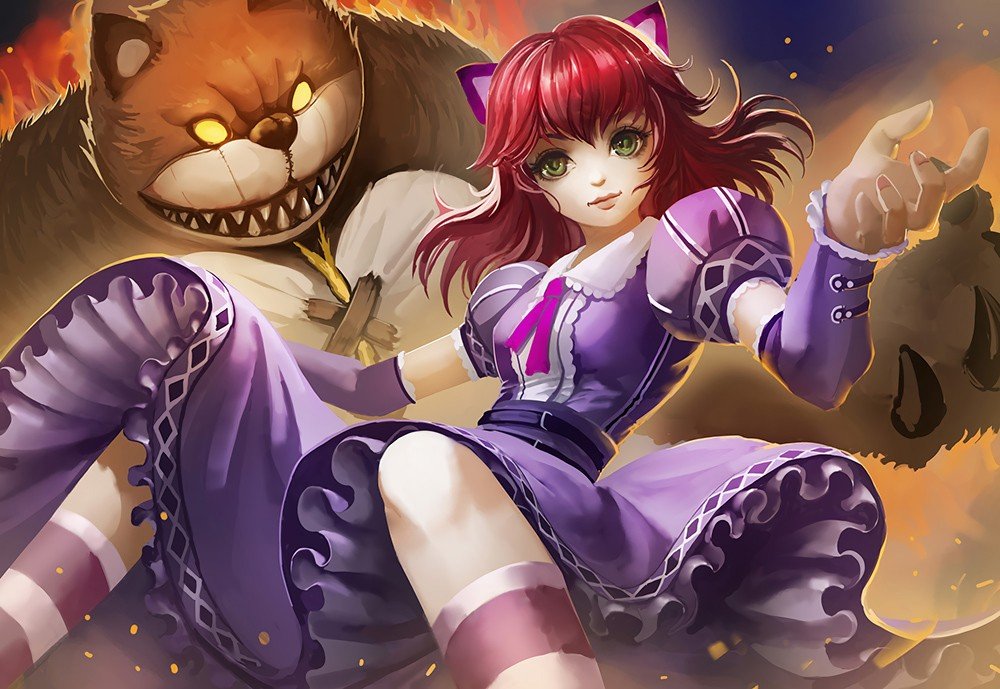 Annie by 風の行者 League of Legends Artwork Wallpaper lol Fan Art