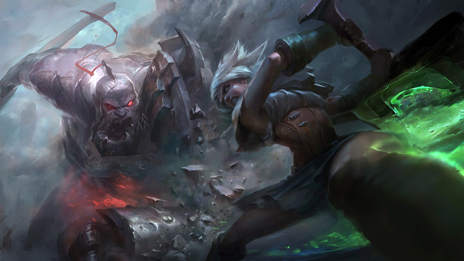 Riven Vs Sion Promo Art
