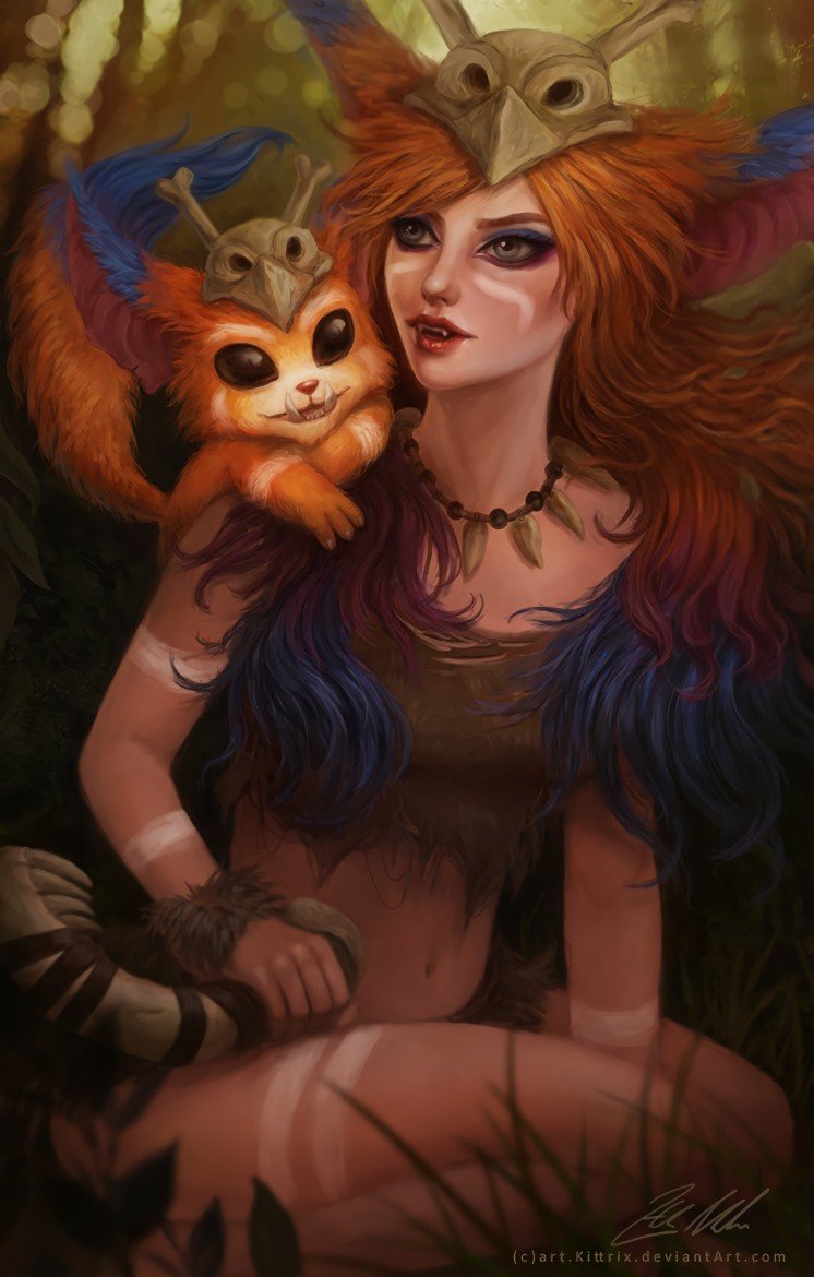 Female Gnar Wallpapers Fan Arts League Of Legends LoL Stats