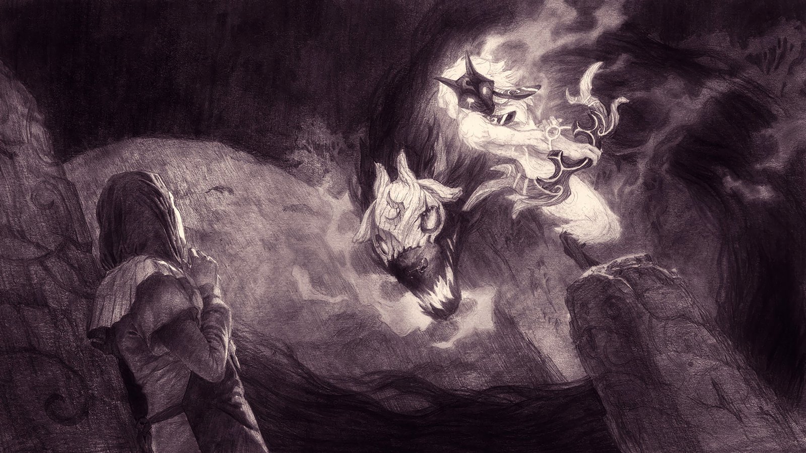 Kindred Promo Comic (1) League of Legends Artwork Wallpaper lol