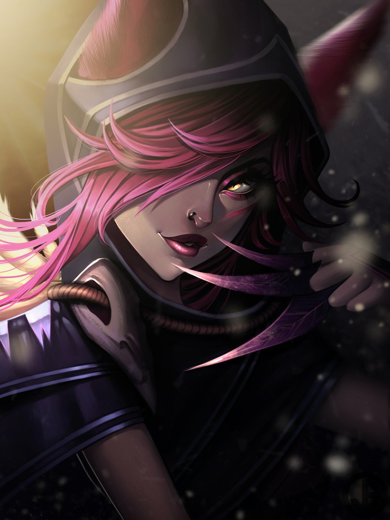 Xayah by JELLYEMILY HD Wallpaper Fan Art Artwork League of Legends lol