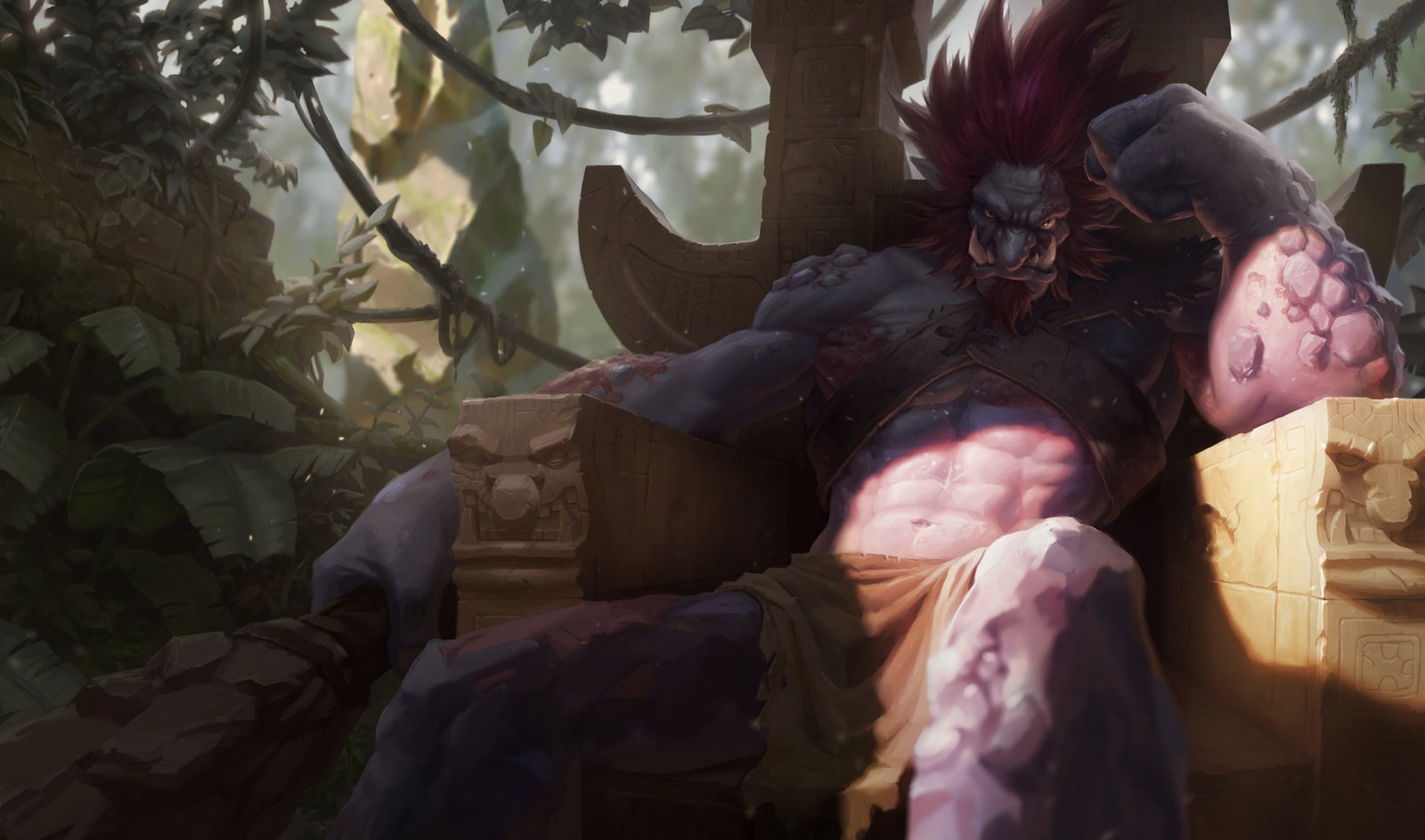 Traditional Trundle Splash Art HD 4k Wallpaper Background Official Art Artwork League of Legends lol