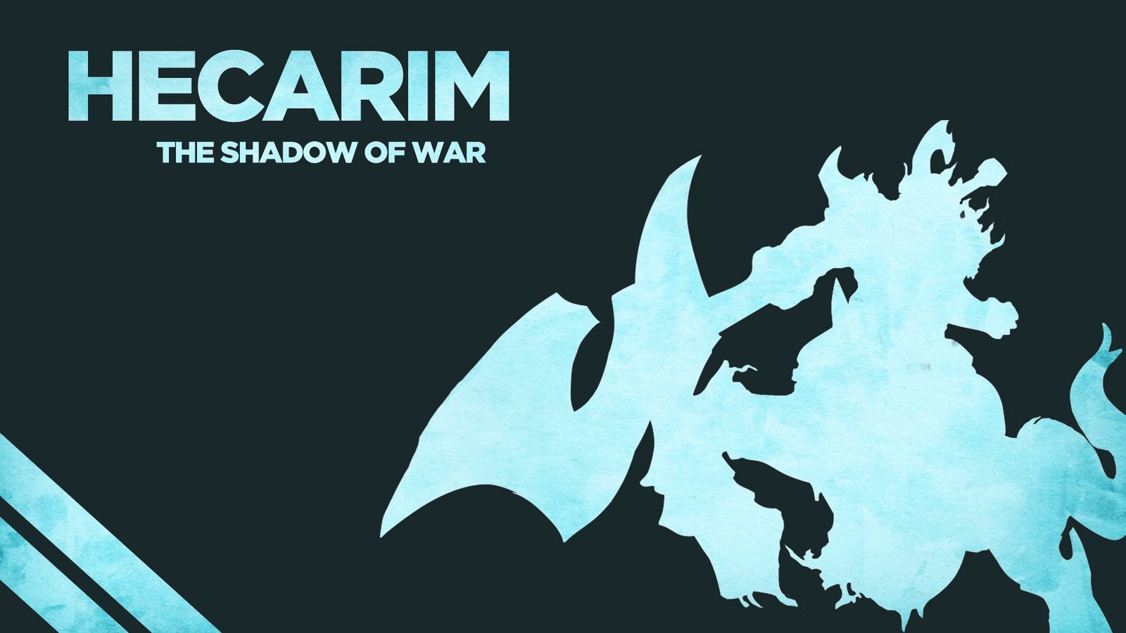 Hecarim Minimalistic by Welterz HD Wallpaper Fan Art Artwork League of Legends lol