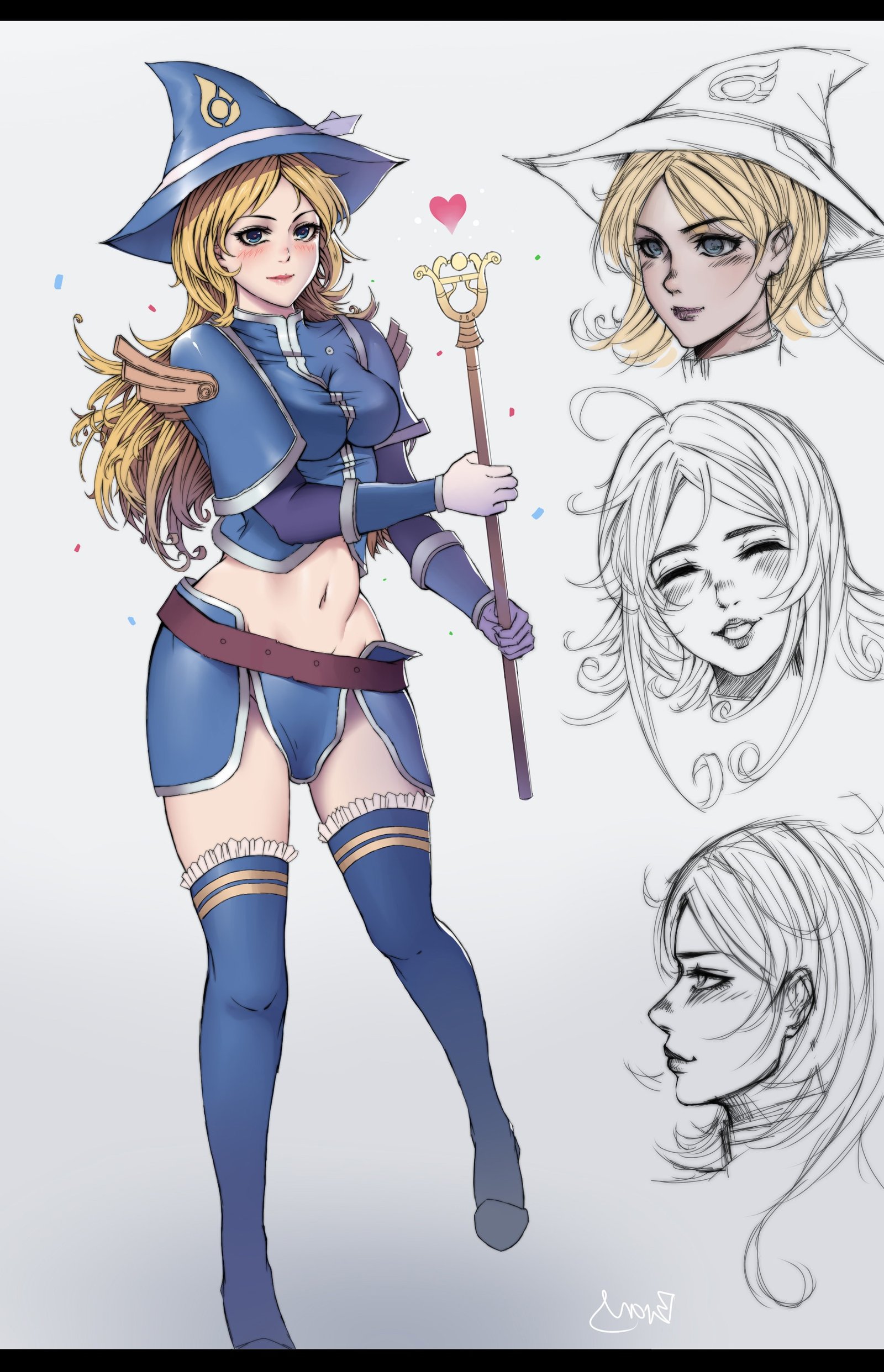 Sorceress Lux Concept by suibiao HD Wallpaper Background Fan Art Artwork League of Legends lol