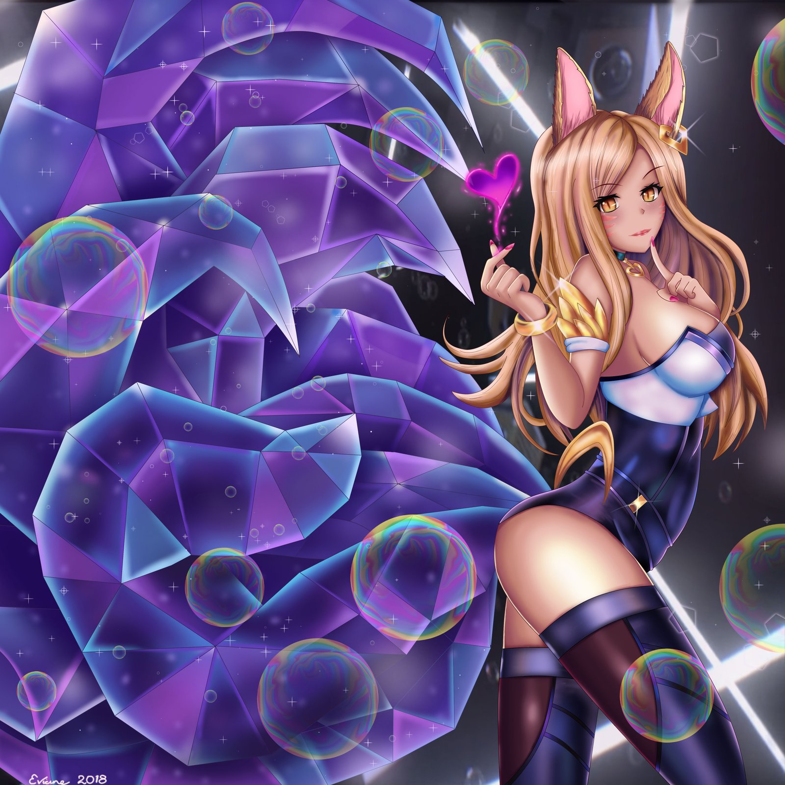 K Da Ahri Wallpapers Fan Arts League Of Legends Lol Stats