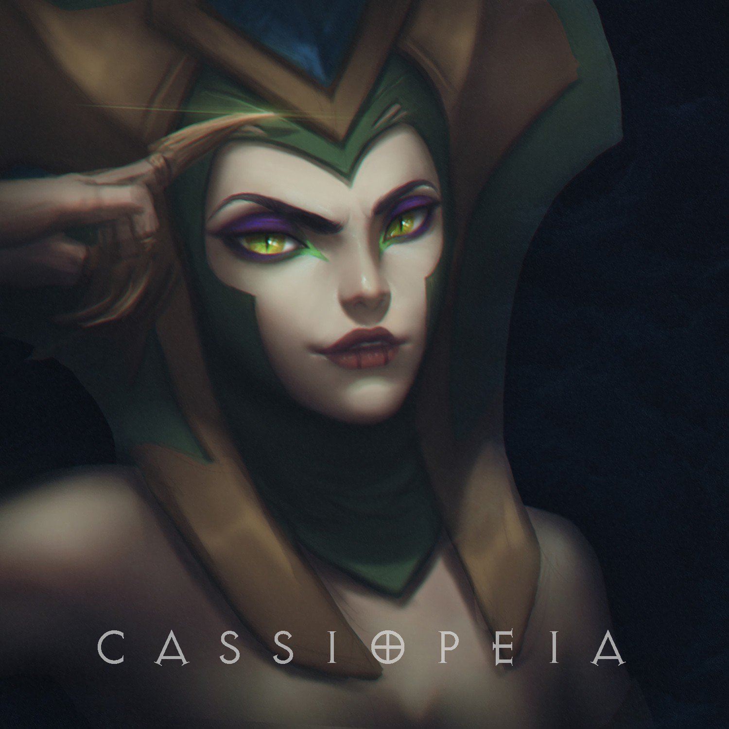 Cassiopeia by 白狩Valet HD Wallpaper Background Official Art Artwork League of Legends lol