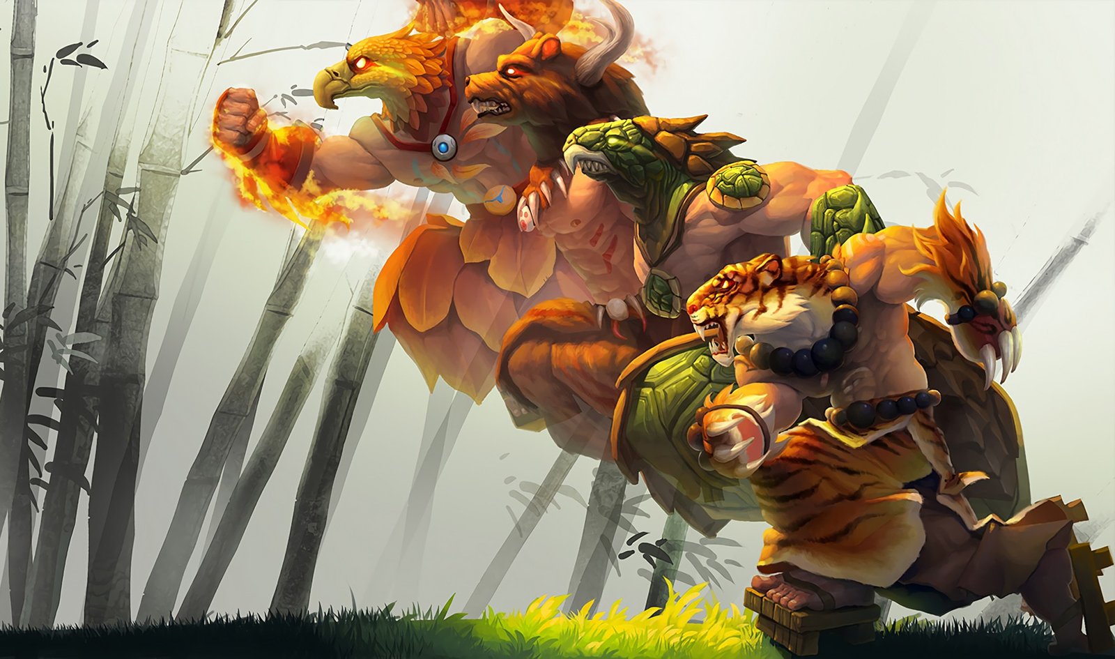 Primal Udyr Splash Ar League of Legends Artwork Wallpaper lol