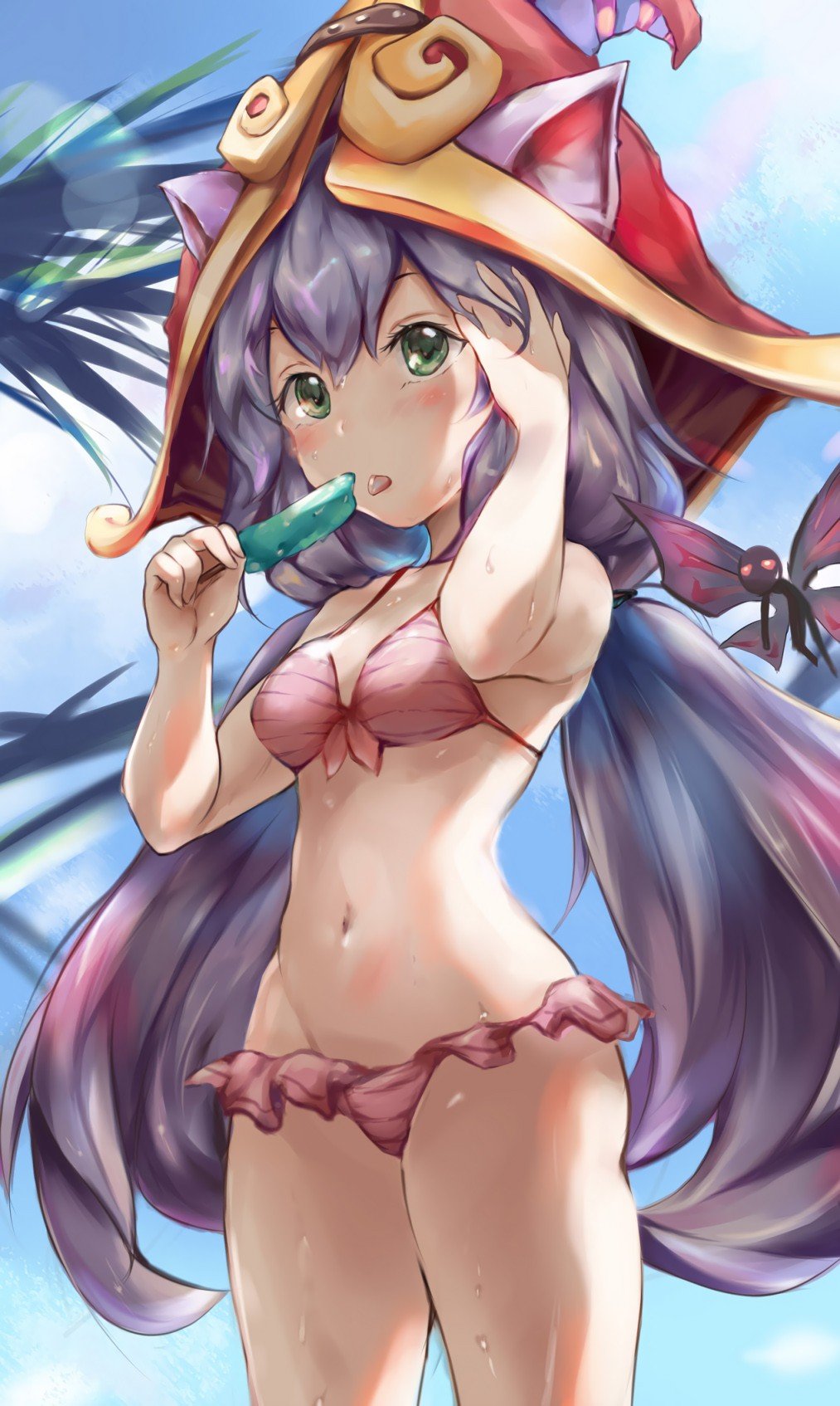 Pool Party Lulu by lancer0519 HD Wallpaper Fan Art Artwork League of Legends lol