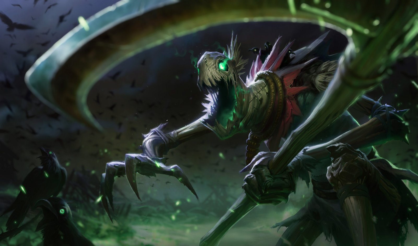 Classic Fiddlesticks Splash Art HD 4k 6k Wallpaper Background Official Art Artwork League of Legends lol