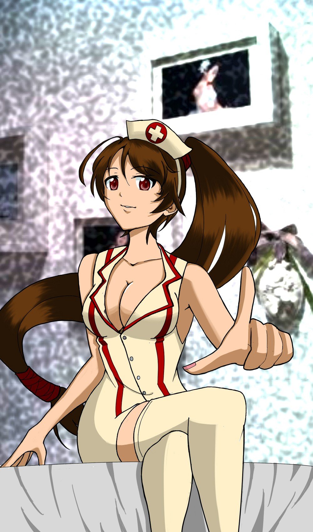 Nurse Akali by 天の川 League of Legends Artwork Wallpaper lol