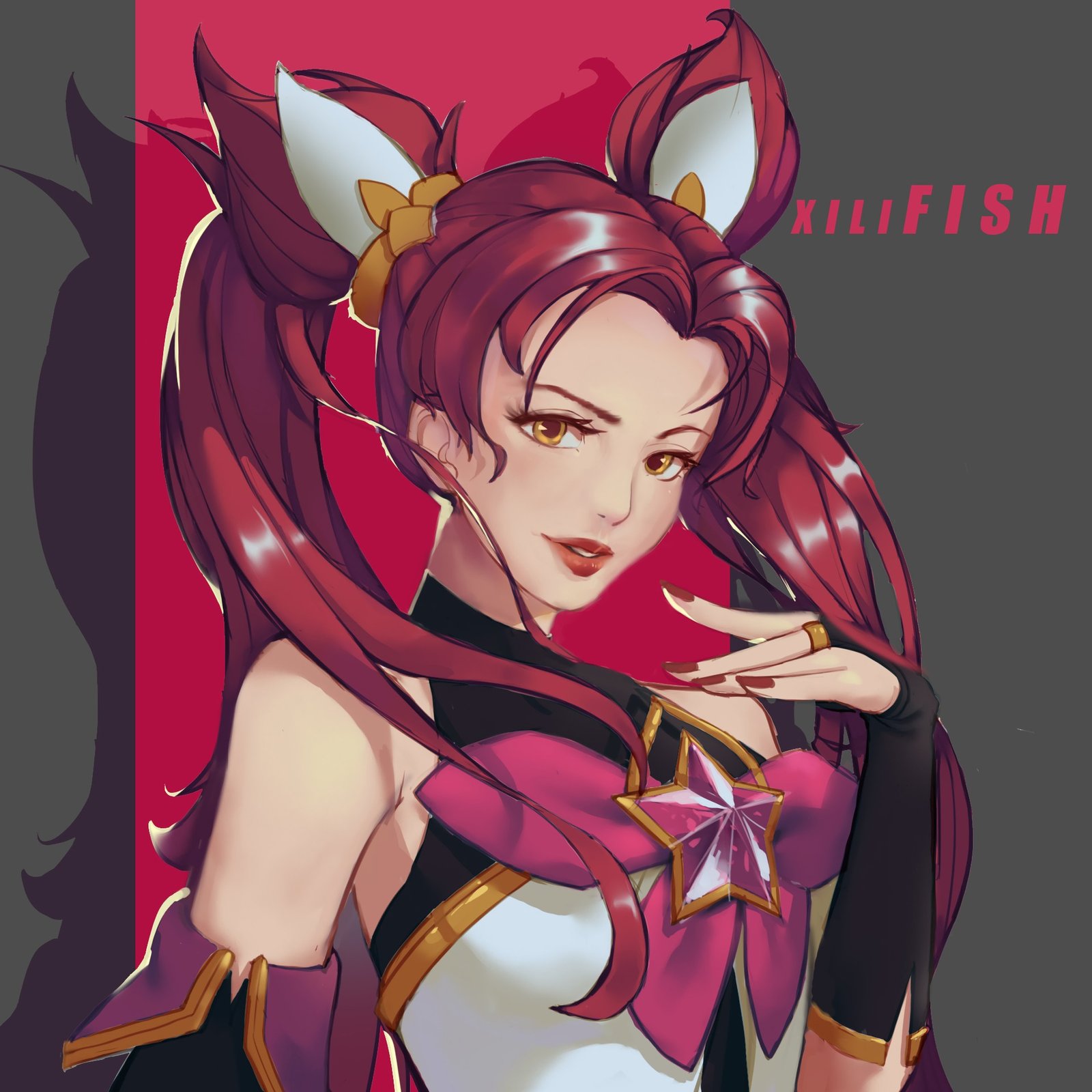 Star Guardian Jinx by xili-fish HD Wallpaper Background Fan Art Artwork League of Legends lol