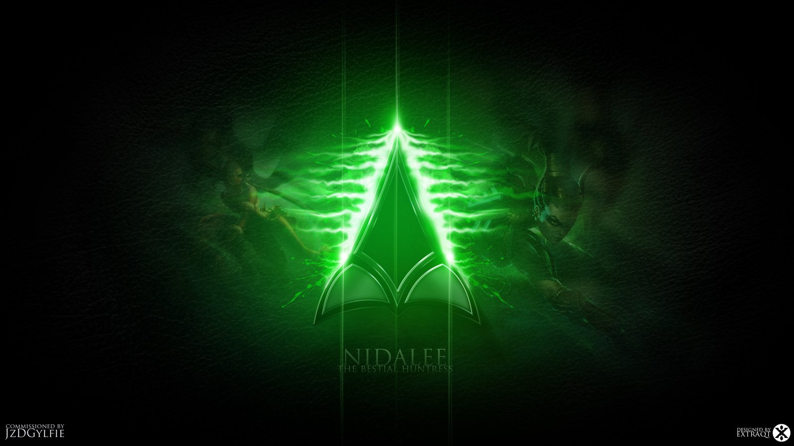 Nidalee by Extraqt (10) HD Wallpaper Fan Art Artwork League of Legends lol