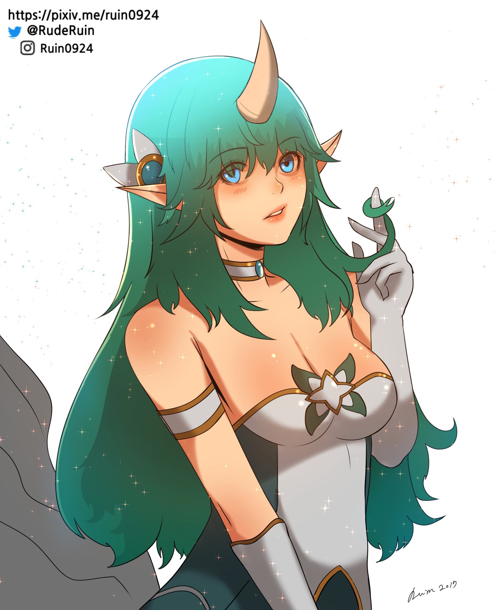 Star Guardian Soraka by Rude Ruin HD Wallpaper Background Fan Art Artwork League of Legends lol