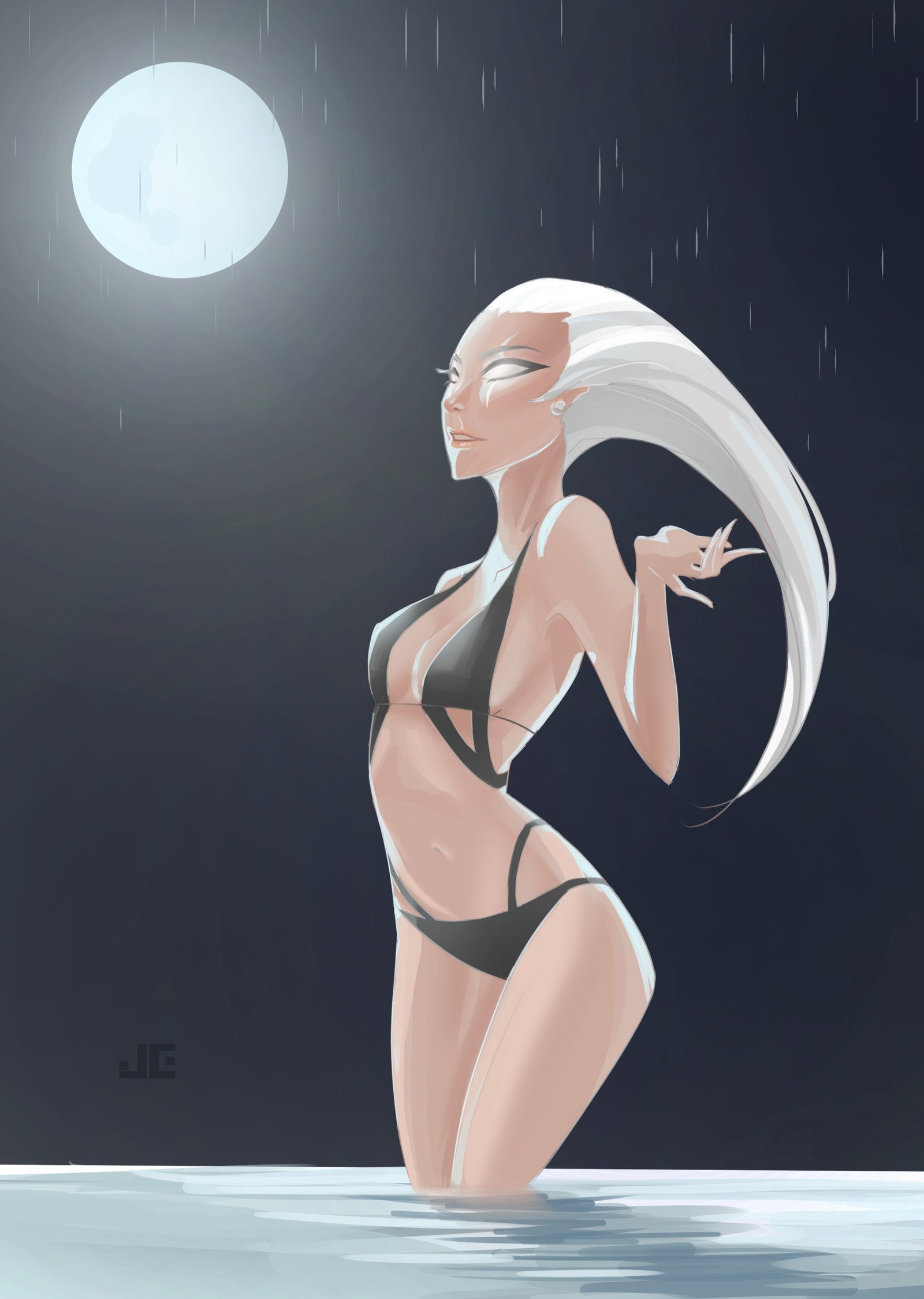 Pool Party Diana by JELLYEMILY HD Wallpaper Fan Art Artwork League of Legends lol