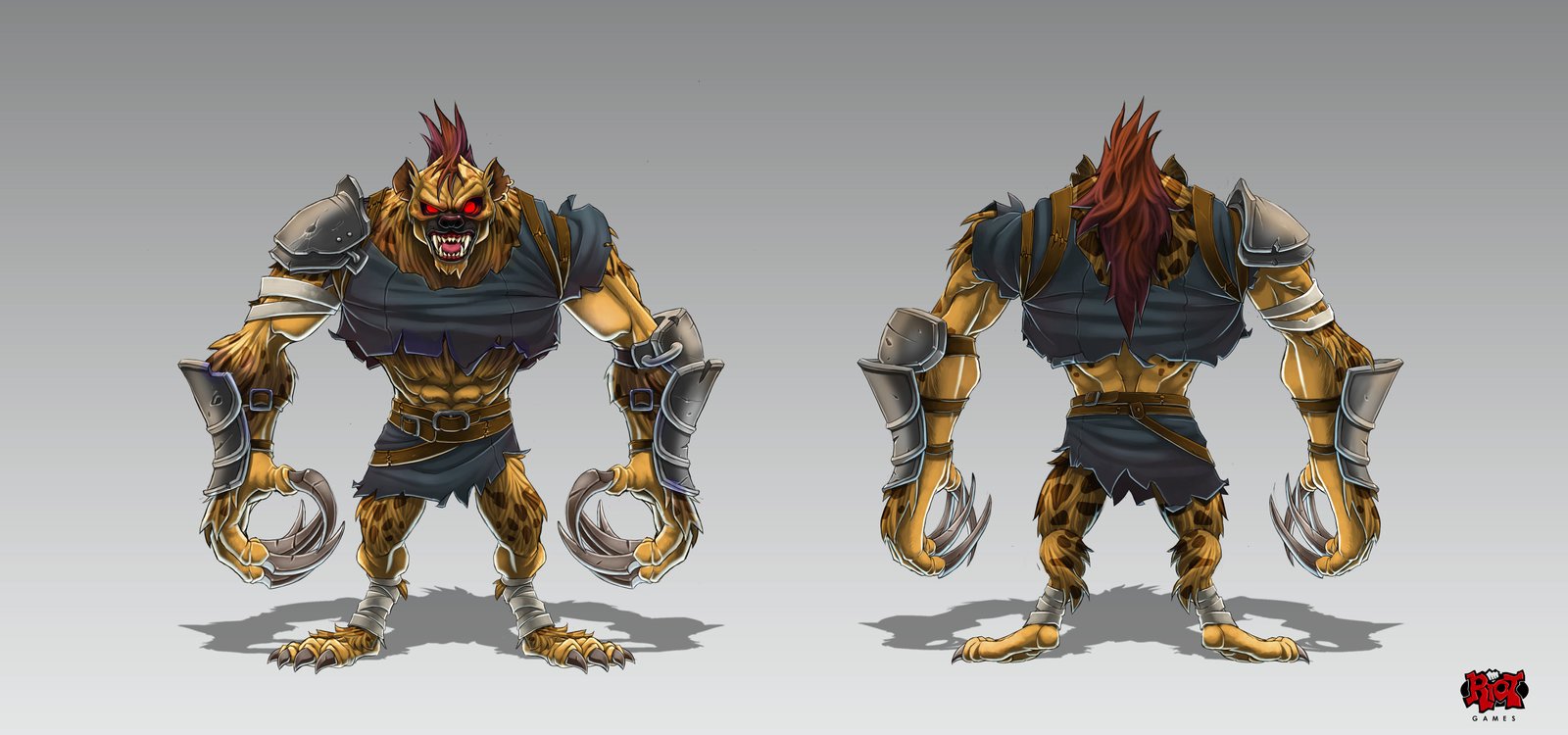 Hyena Warwick Concept by The-Bravo-Ray League of Legends Artwork Wallpaper lol