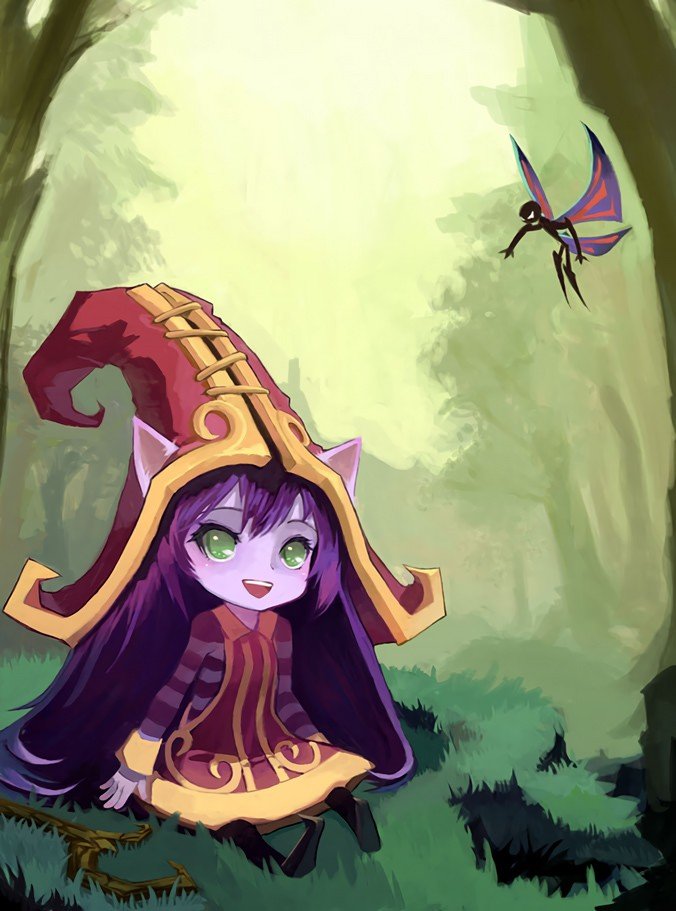 Lulu by ゴー林 HD Wallpaper Fan Art Artwork League of Legends lol