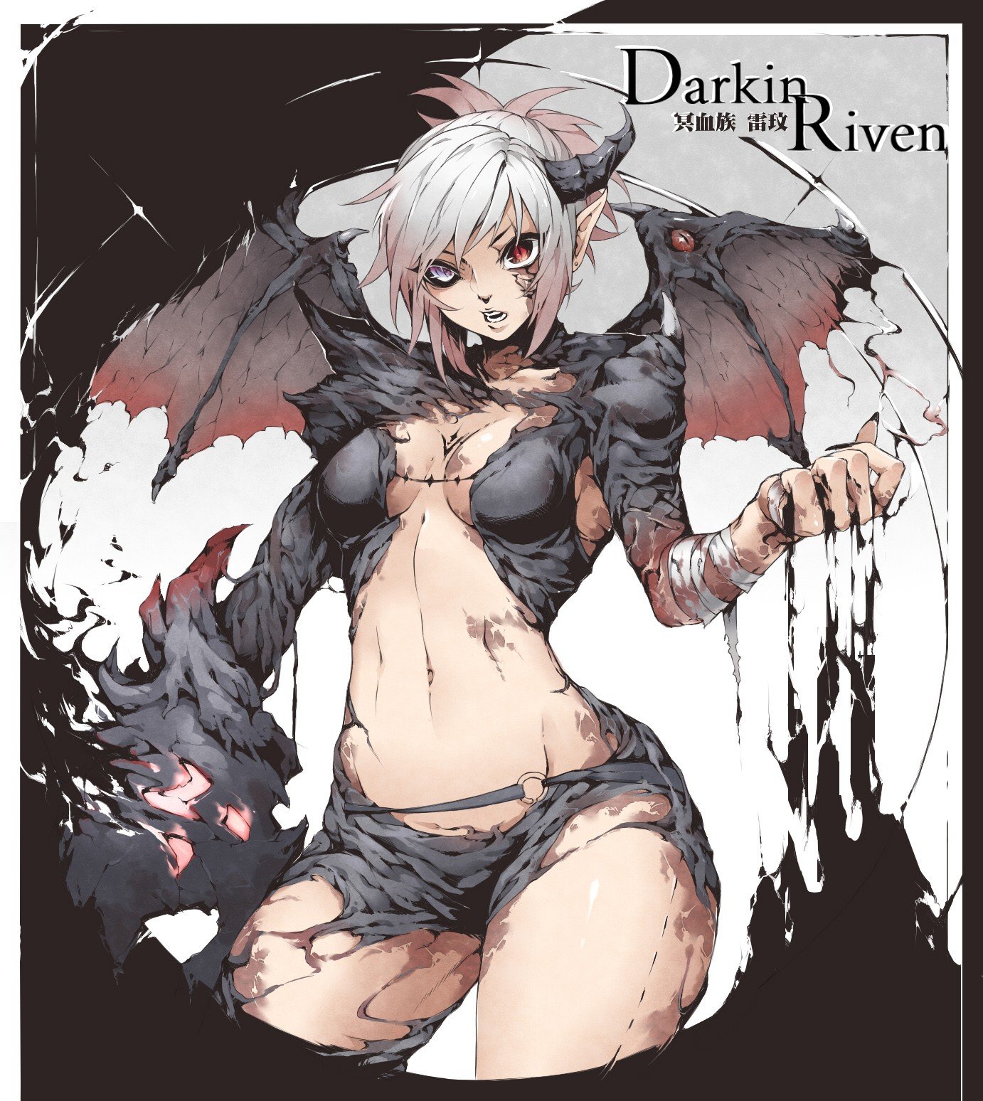 Darkin Riven by Kair030 HD Wallpaper Background Fan Art Artwork League of Legends lol