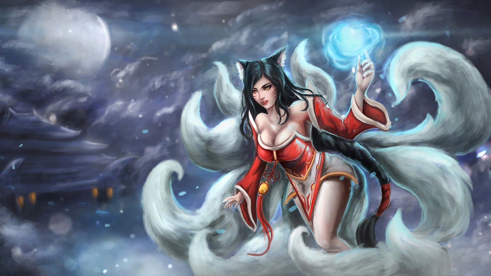 Ahri by JackieFelix League of Legends Artwork Wallpaper lol