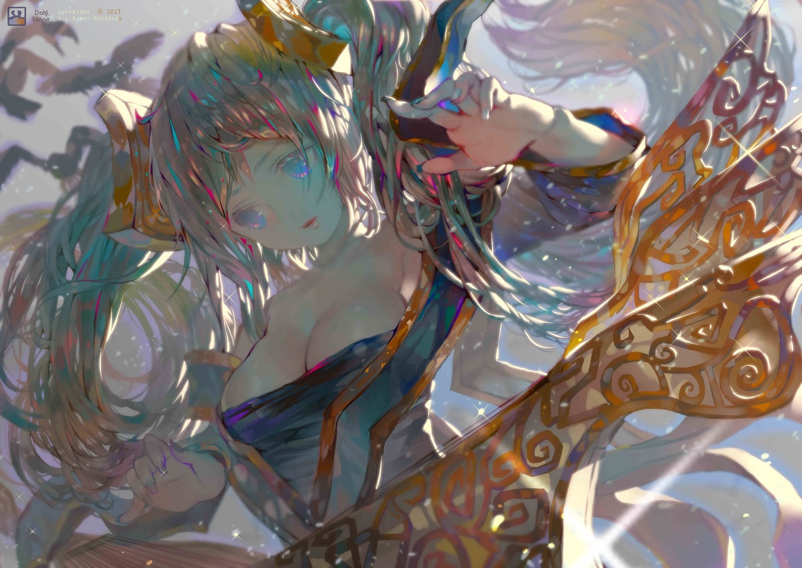 Sona by D☆Lange (2) HD Wallpaper Fan Art Artwork League of Legends lol