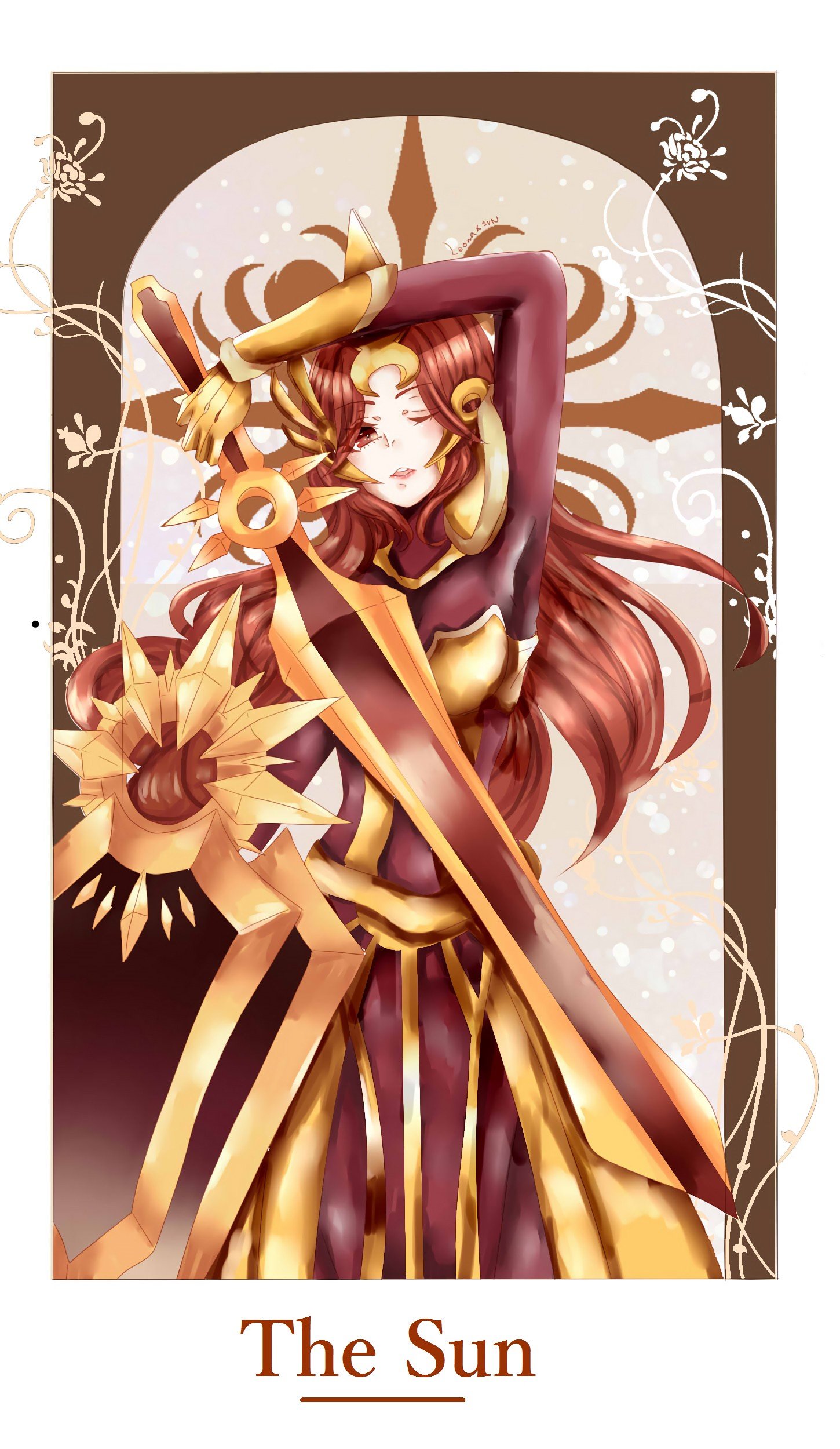 Leona by Alona HD Wallpaper Fan Art Artwork League of Legends lol